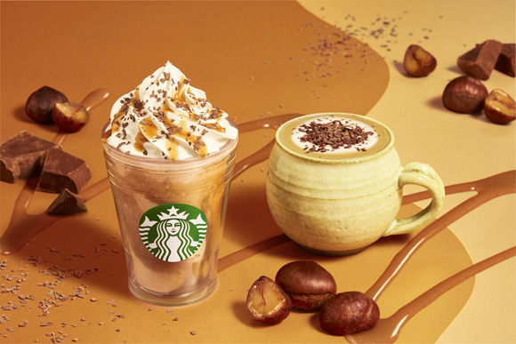 【STARBUCKS COFFEE】栗の素材感とチョコレートのおいしさを味わう 『チョコレート マロン フラペチーノ®』など新商品を9月2日（水）より発売。