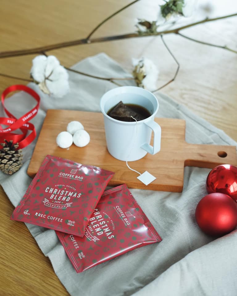【REC COFFEE】エチオピアをベースとし、華やかさの中にチョコレートのような甘みを感じることができる季節限定ブレンド『クリスマスブレンド 』を発売。